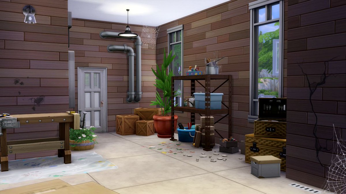 Lyrasae93sims's tweet image. A little bit of mess never killed anybody... #FurnishingInProgress #Sims4 #SpringBuilds