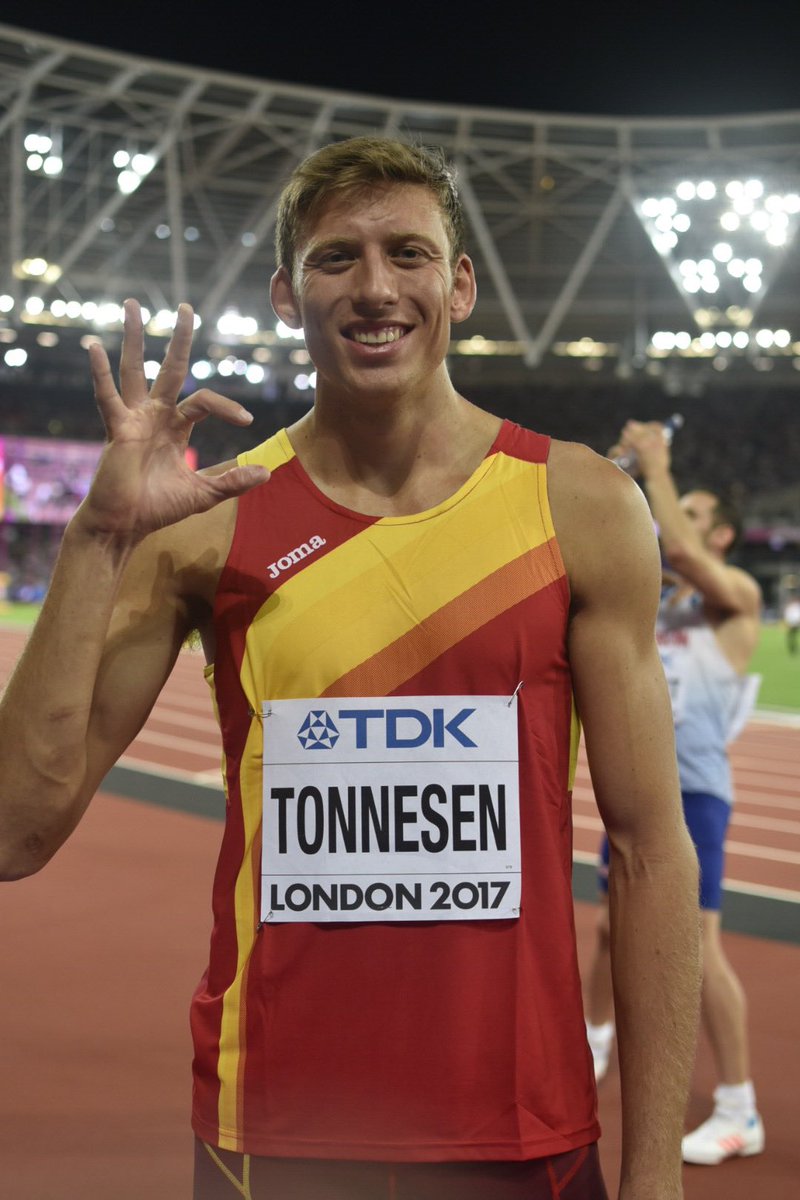 ArizonaTrack's tweet photo. Congratulations to @PauTonnesen on finishing in 14th place in the decathlon at the @IAAFWorldChamps with 8,006 points! #London2017 #BearDown https://t.co/46Cav1CzjM