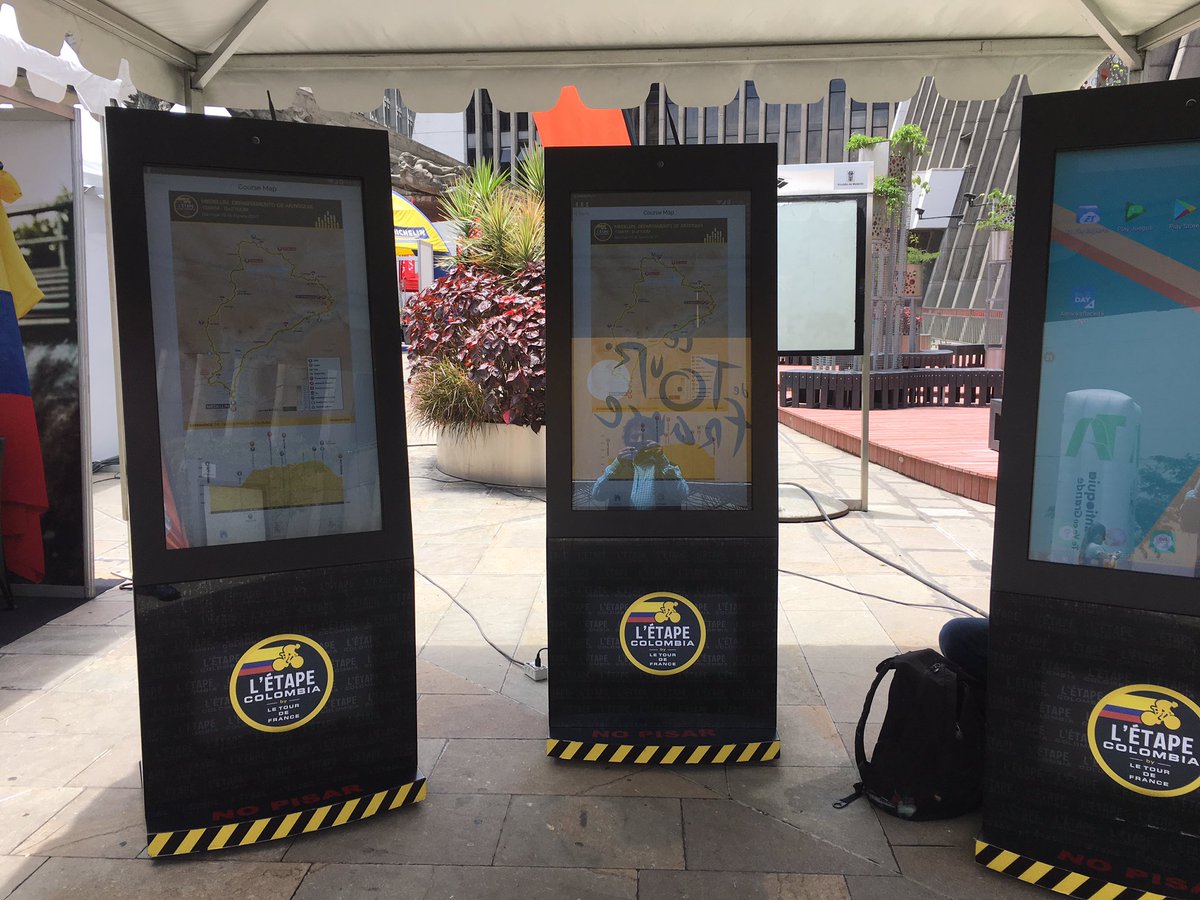 alvaroITC's tweet photo. Hoy en  #letapecolombia, @athlinks también en pantalla gigante. @letapedutour @athlinks_srvcs @EnduranceCol @AlcaldiadeMed https://t.co/CWEZUexL3O