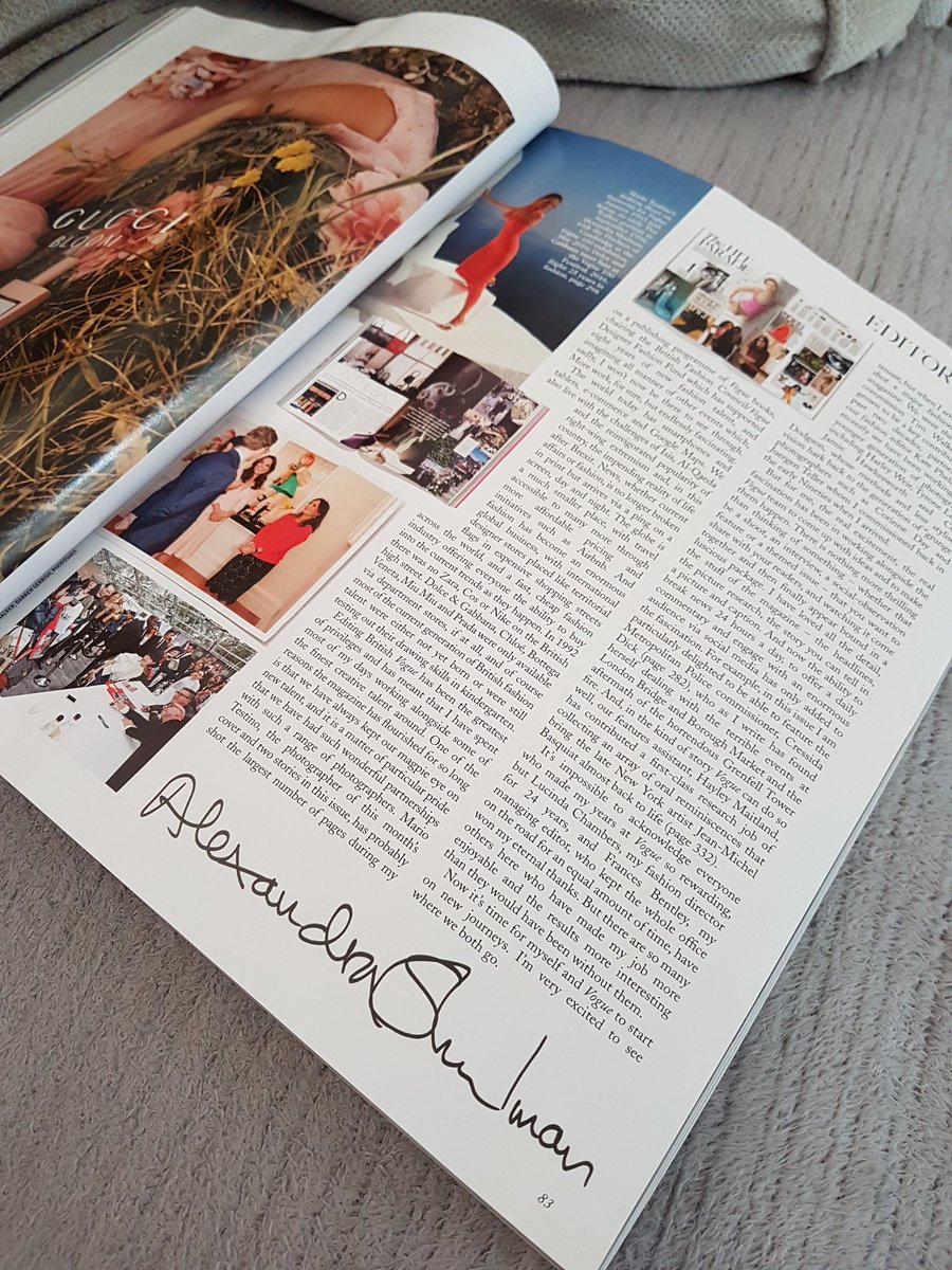 NE_StyleSmart's tweet image. Reading @AShulman2 last editor's letter. Thank you for making @BritishVogue relatable and aspirational! #SEPTEMBERissue