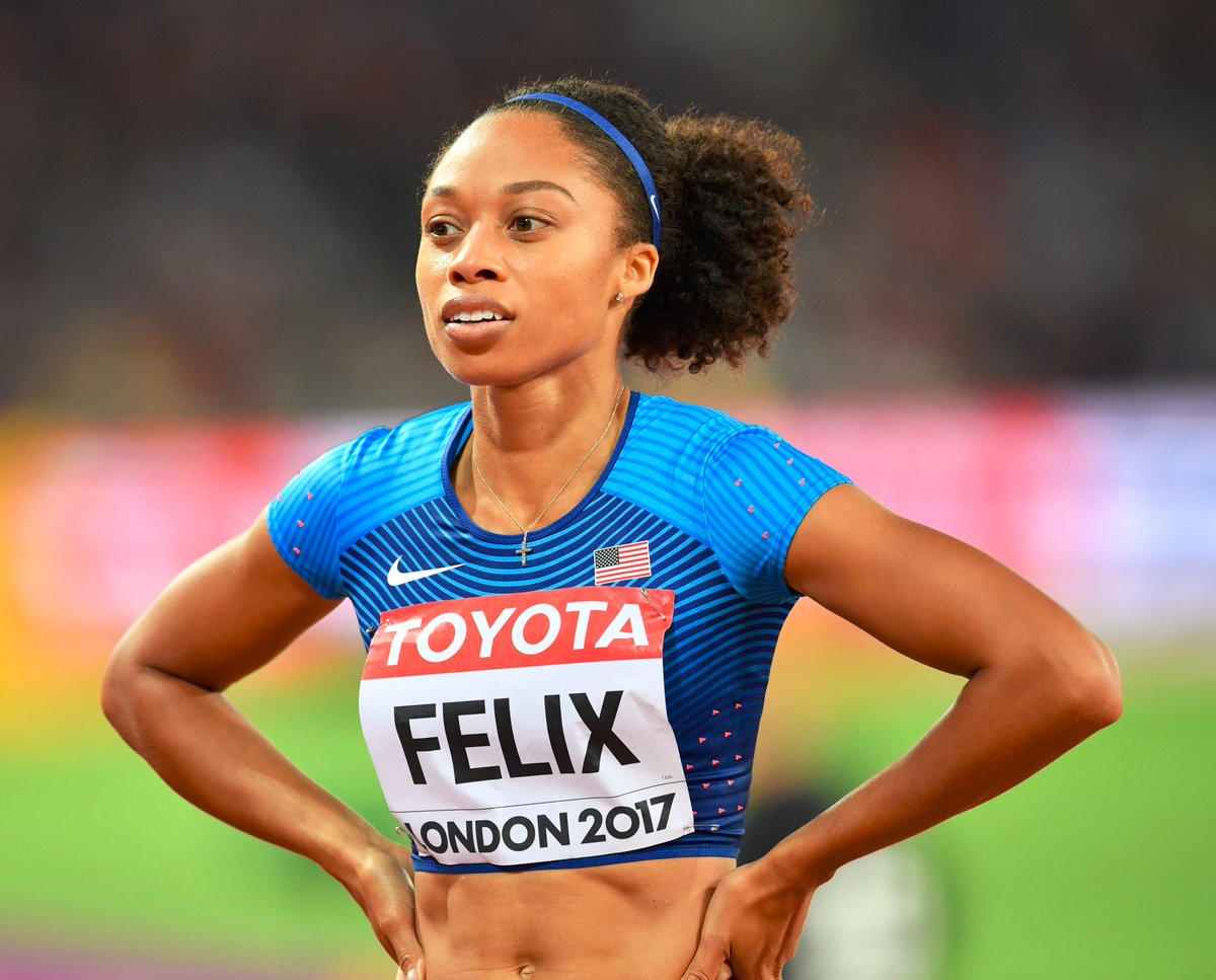 Allyson Felix has now a record 15 medals at the #IAAFworlds

🥇🥇🥇🥇🥇🥇🥇🥇🥇🥇
🥈🥈🥈
🥉🥉

She could add to her tally tomorrow...
