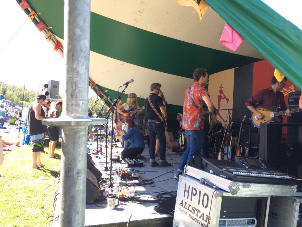 Stage 2 3:05! <a href="/bardicform/">Bardic Form</a>  @northofhere4  Mariel Buckley, Madfie Storvold <a href="/edmfolkfest/">Edmonton Folk Fest</a> Gonna be great! #abarts