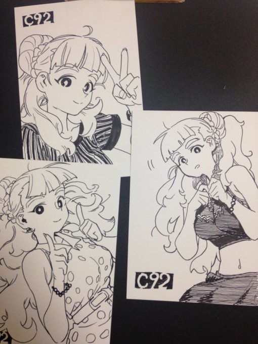 今日売り子してくれる友達も奈緒描いてくれた!ナニコレかわいい!@aheahead くん 