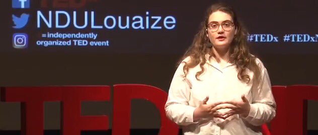 ACT_NDU's tweet photo. @evaoueiss sharing @ACT_NDU journey during the @dx_ndu event .You can watch the talk on: https://t.co/XvLCEAKKbF #InternationalYouthDay #ACT https://t.co/g2P0r4nmNK