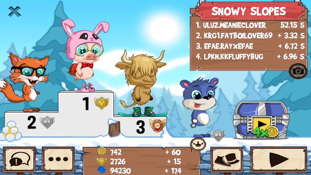 MeanieClover's tweet photo. Get on my level, son! #funrun2 #FatBoiLover69 #RAYXEFAE #Kkfluffybug https://t.co/yaaW61lHLX