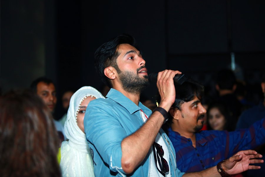 fahadmustafa26's tweet photo. #NaMaloomAfraad2 #PromotionalActivity #Hyderabad #ReleasingOnEidulAzha https://t.co/jZAETzoOzb