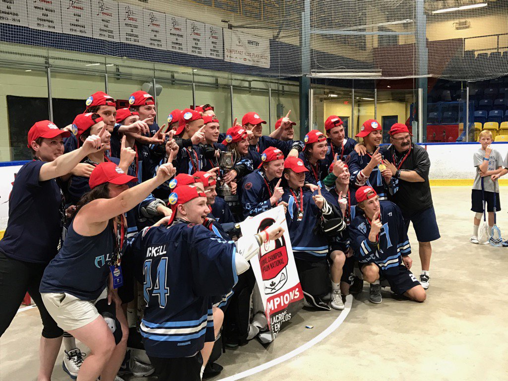 2017 Midget National Champions #AlbertaBound with Cup