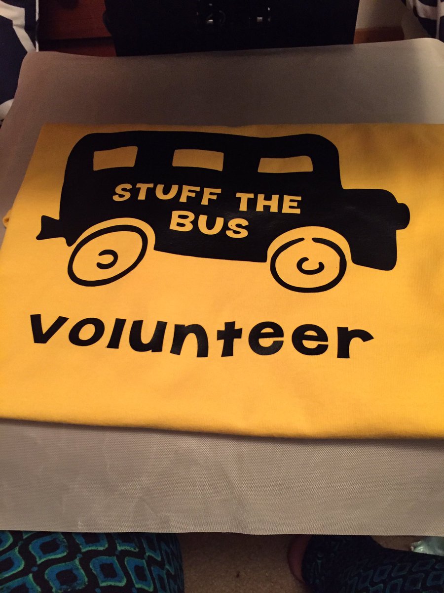 Kim_Scott_15's tweet photo. #TshirtFactory is open again! Making shirts for @CravenCoPIE #StuffTheBus! #TogetherWeArePartners https://t.co/Gc6Uc8Hn69