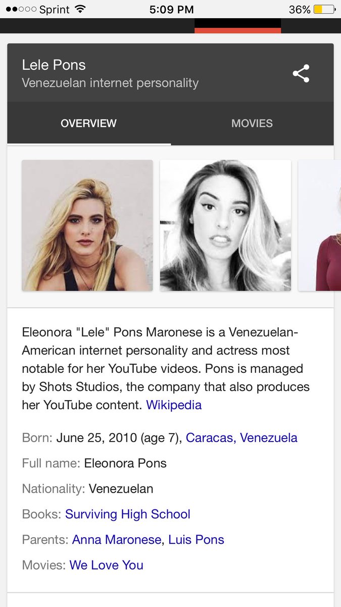 Miz_Bossy_'s tweet image. @lelepons  I doubt she's seven years old #google #interneterror.
