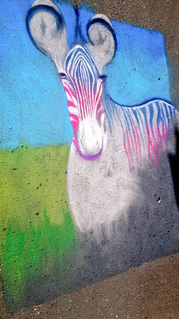 CurlierqEvans's tweet photo. Done for the day @DowntownCCDA #chalkfestival #medhat. Back in AM for finishing touches. #ichalk #community https://t.co/9dGHdp6Wcv