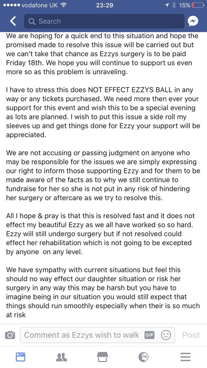 ezzyswishtowalk's tweet photo. ***NEWS 😞SAD times for 3yr old LITTLE Ezzys wish to walk  PLS RT for support ❤️ pls read statement https://t.co/QJ2Ti5Rmht