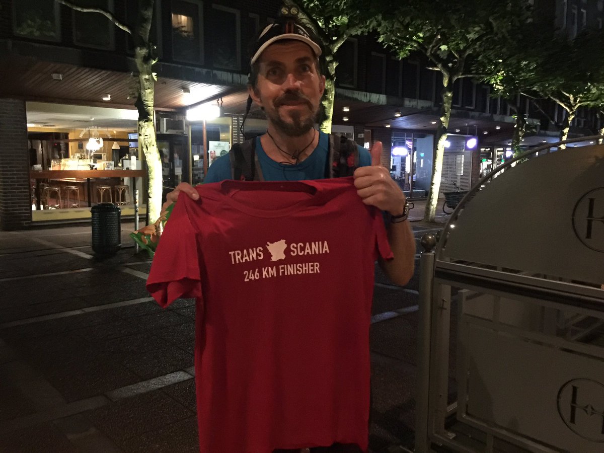 transscania's tweet photo. Peter Bengtsson finishes 6th with a time of 40:38! Well done mate! #transscania #246k #ultra https://t.co/wdSftS7Ezx