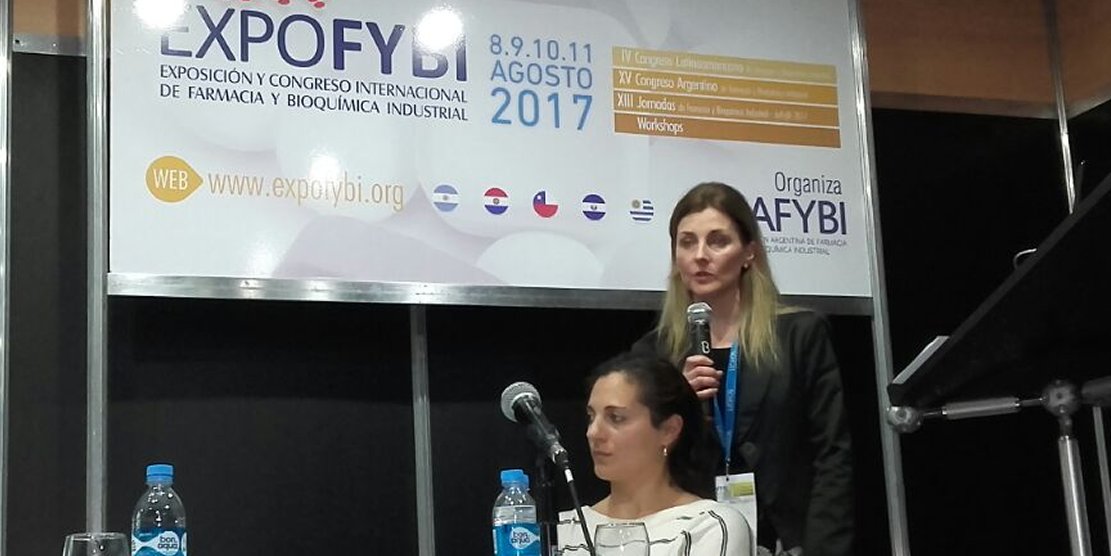 AndreaniOk's tweet photo. Liliana Kuharo, nuestra gte de Calidad, disertó s/ Gestión d Riesgo en Logística d Ptos. d la Salud, en la #ExpoFYBI organizada por @safybi https://t.co/Mi6zjc1Cdc