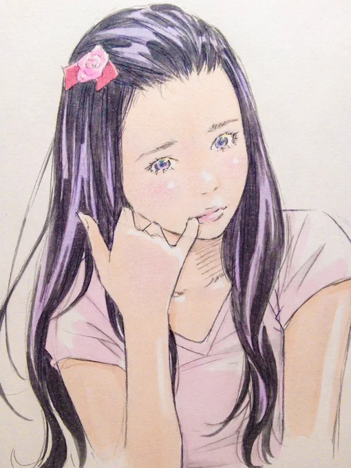 【夏休みラクガキ教室】
手の表情を加えて描いてみよう✍️ 