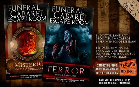 ¡¡El mejor plan para éste verano!! #Verano #Veranito #FuneralCabaret #EscapeRoom #FuneralCabaretEscapeRoom #Misterio #Terror #Play