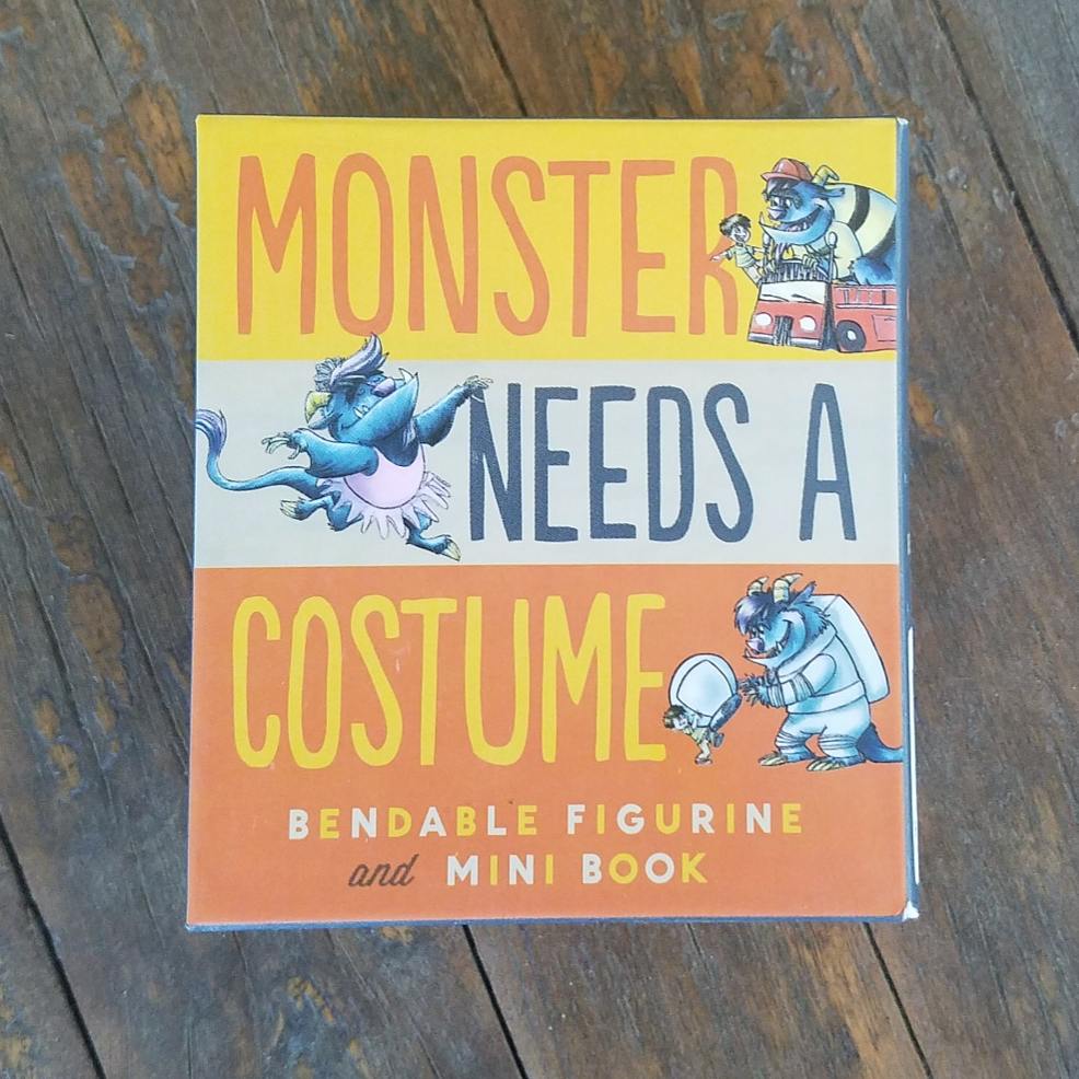 wendy_grieb's tweet photo. Just arrived in the mail today!!! A tiny toy Monster with a tiny little Monster Needs a Costume book! #mightymedia #monster #tinybook https://t.co/l3TnQNTBbS