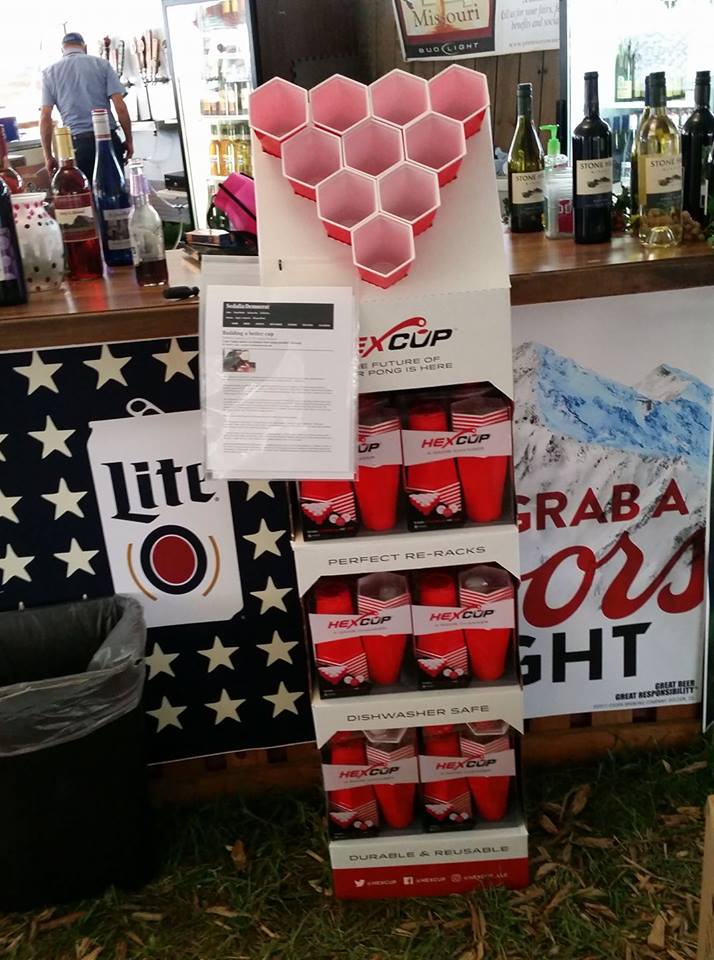 hexcup's tweet photo. Sip something tasty from a Hexcup with Mo. State Fair Wine Tent tonight while you listen to Alan Jackson at the @MoStateFair https://t.co/4PQV2DNsQO