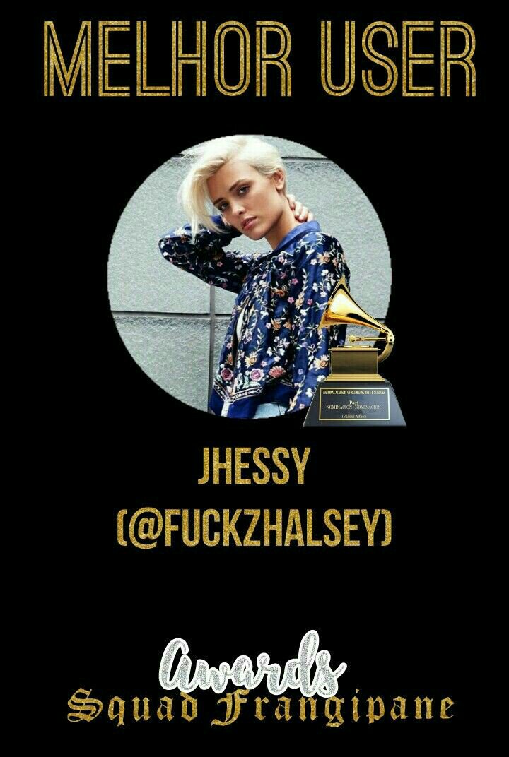 E NÃO CHOCA NINGUÉM, NOVAMENTE JHESSY (@fuckzhalsey) GANHA, PARABÉNS PELO USER MARAVILHOSO
#AwardsSquadFrangipane