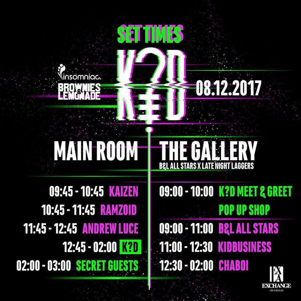 RaveLoop's tweet photo. ✨ Get your #ExchangeLA tix 👉 https://t.co/YvXgxocVmK ✨
#WhosKid @whos_kid
#AndrewLuce @andrewluce
@ramzoid
#DT… https://t.co/TE97CeRkaq https://t.co/gBXxj3WPAM