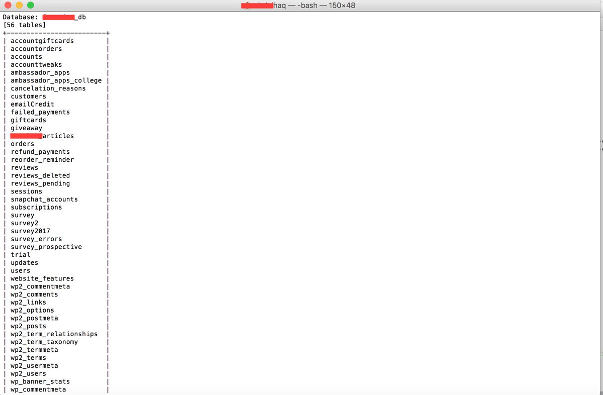 Abdulhaqkhokhar's tweet image. Blind SQL Injection in Private website.
8 Database , 56 tables in 1 Database opss!
Bug has been report :)
#Bugbounty #BlindSQL #HappyforHelp
