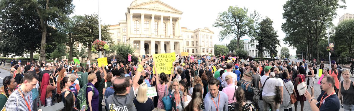 jrostant's tweet photo. #nn17 #netroots2017 #blacklivesmatter #charlottesville #notofascism #TrumpsAmerica https://t.co/nwZB0d4LFr