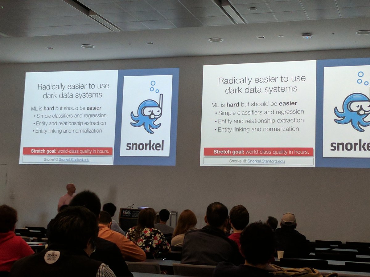 yisongyue's tweet photo. Chris Re presenting at #UAI2017 https://t.co/SPvInKokBI