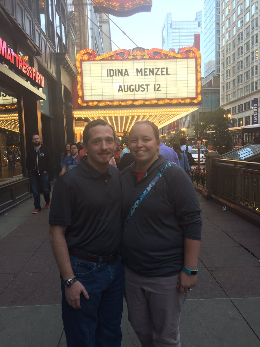 vschnack20's tweet photo. @idinamenzel A dream come true to see you perform LIVE!!! I've been a HUGE fan for a very long time!!! I'm so excited I might turn GREEN!!! https://t.co/VnAlUssneV