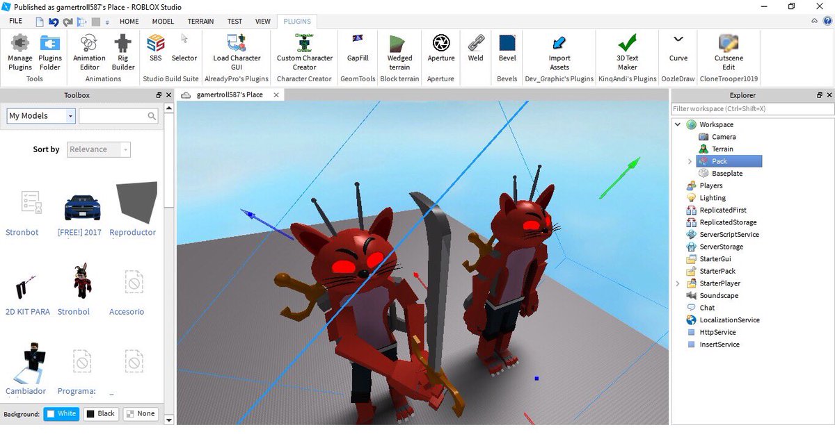StronbolYT's tweet image. My robot for the event @Roblox #RobotBuildingContest