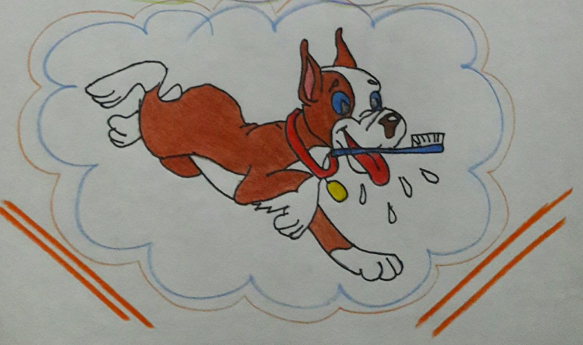 MariDuque96's tweet photo. @ProyectoVi #saludbucodental 
Don Nicolas es edentulo parcial porque su perro jugó con su cepillo dental https://t.co/PtMyCpiSFF
