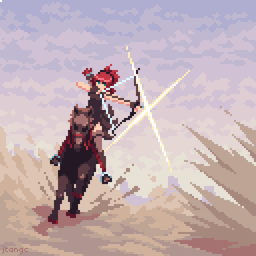 「#horse @Pixel_Dailies #pixel_dailies #pi」|James T.のイラスト