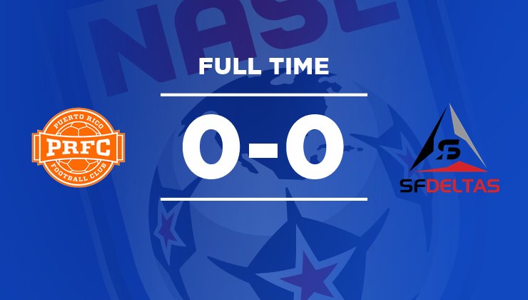 naslofficial's tweet photo. Neither side can find the breakthrough as @PRFootballClub and @sfdeltas earn a point apiece. #PRFCvSFD https://t.co/Pt3NfSUiJC