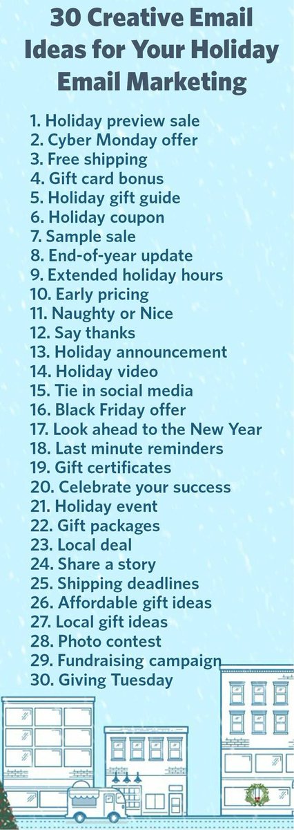 EnspiredPlus's tweet photo. 30 creative holiday email marketing ideas #holidaymarketing #emailmarketing #makeyourownmove #smallbusiness #startups https://t.co/9hekHKcQBj
