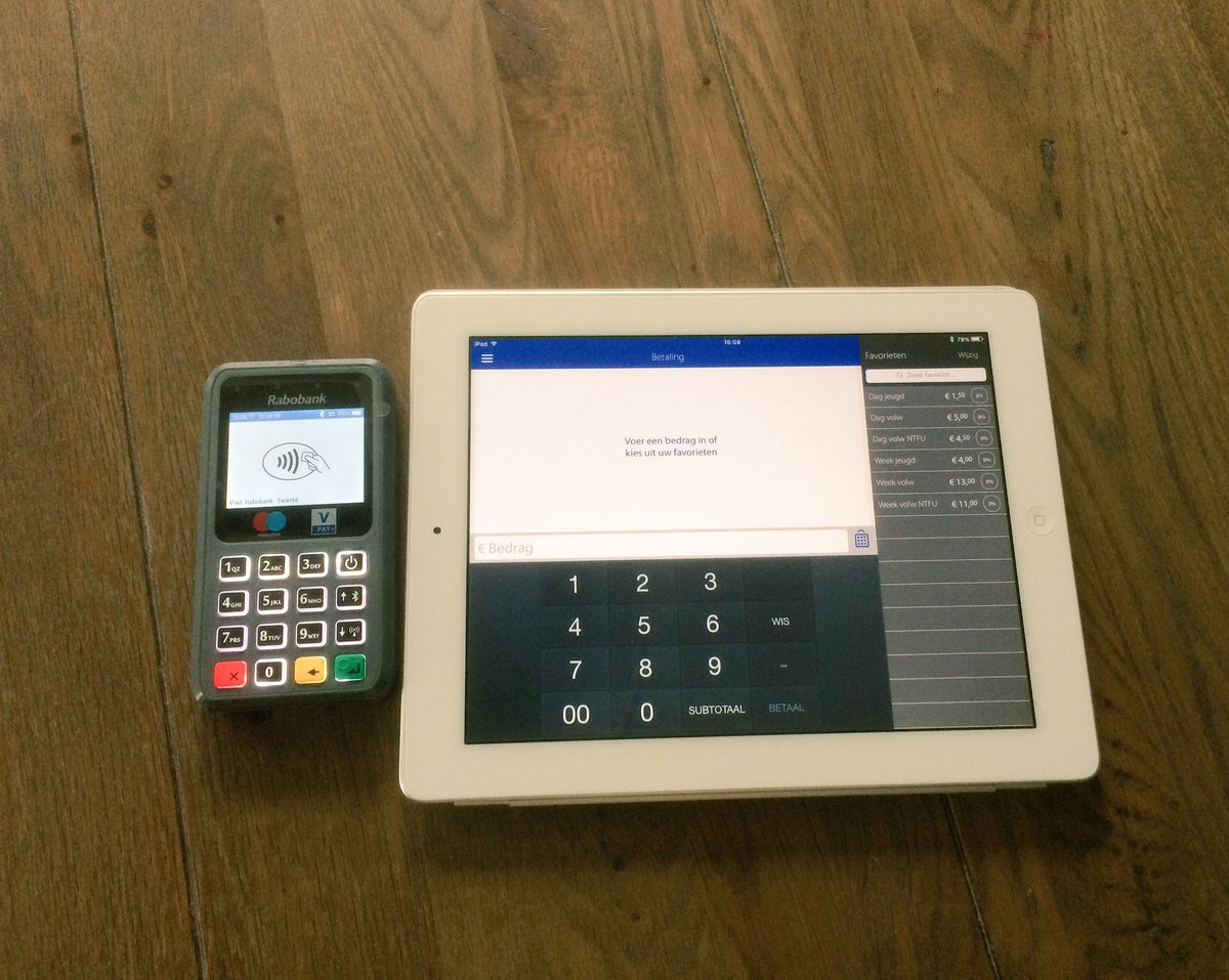 Ook nieuw dit jaar: pin/contactloze betalingen ism @RaboTwenteOost