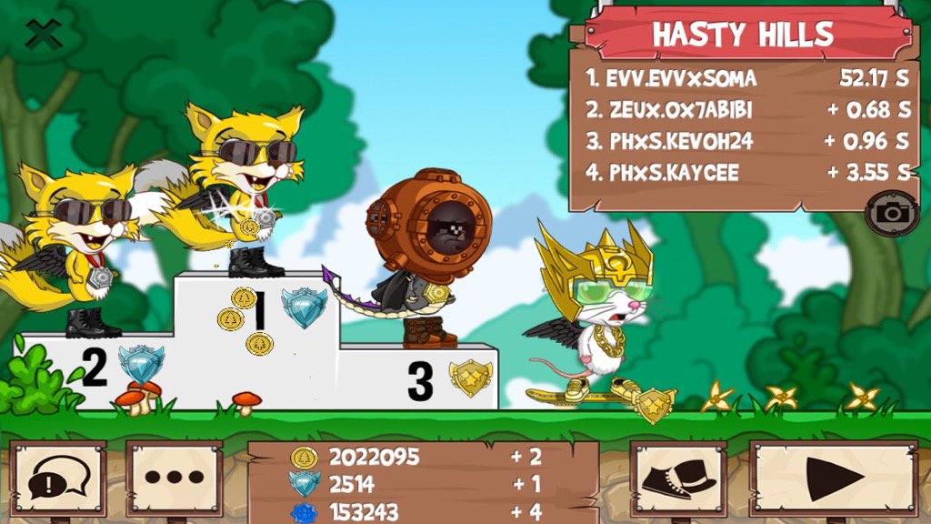 1SOMAx's tweet image. I just beat a golden fox! #funrun2 #0x7ABIBI #KevOh24 #KayCee