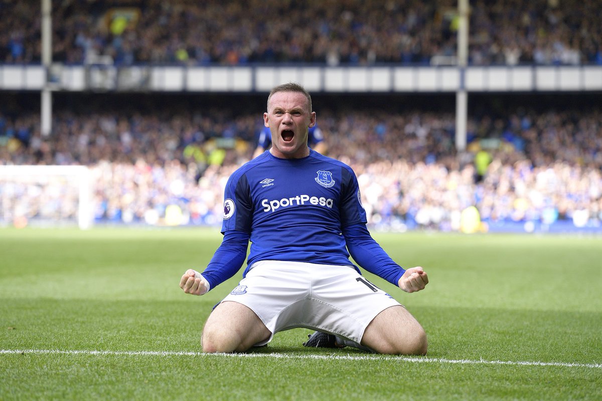 Wayne Rooney rolled back the years for Everton as his header sealed a 1-0 win over Stoke on his second #PL debut for his boyhood club.