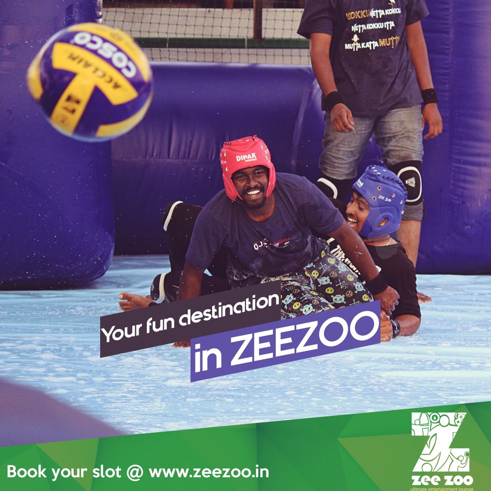 zeezoochennai's tweet photo. Add some soap to your football fun.
Play Soapy Football at only 1800/-
Book Your Slots: https://t.co/dRoQgCqUIn
#Zeezoo #SoapyFootball #Fun https://t.co/YK7dsLEpg8