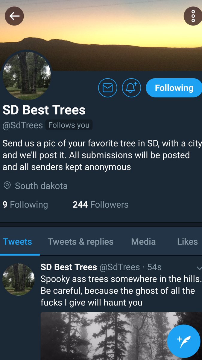 mobbypython's tweet photo. Follow to see the best damn pictures of trees in SoDak @SdTrees https://t.co/8npZokxmgR