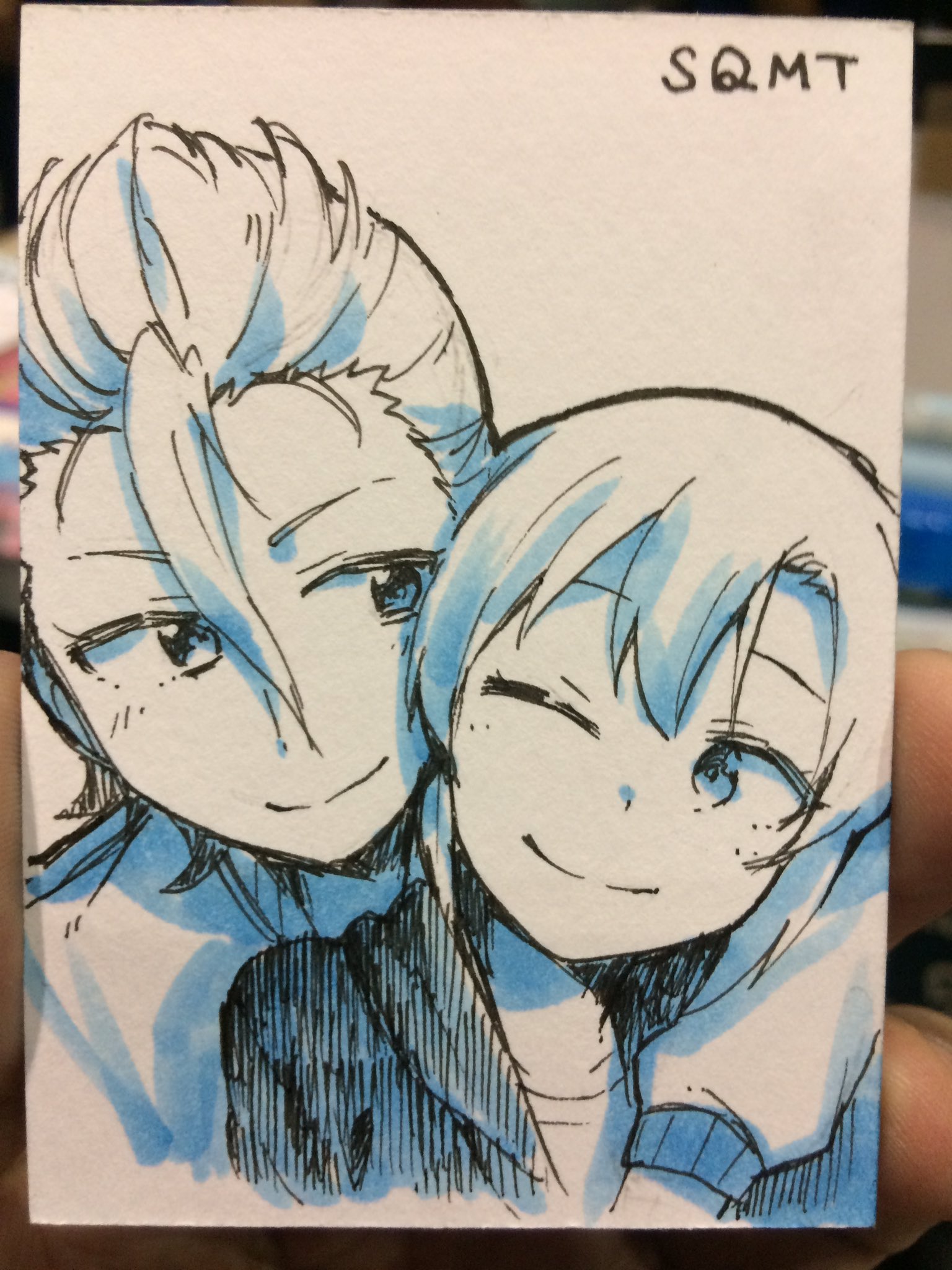 へーべー 値札用に買った紙がイラスト用の紙だったので小さな色紙として配布してたり へーべー 値札用に買った紙がイラスト用の紙だったので小さな色紙として配布してたり