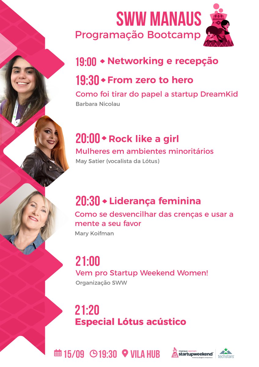 SWManaus's tweet photo. Simmm teremos o nosso Bootcamp!! Yaaaay! Corre logo e garante sua vaga por aqui ->> https://t.co/WbzjdkAGjb … #BootcampSWWomenManaus https://t.co/RQ7CmTKoeL