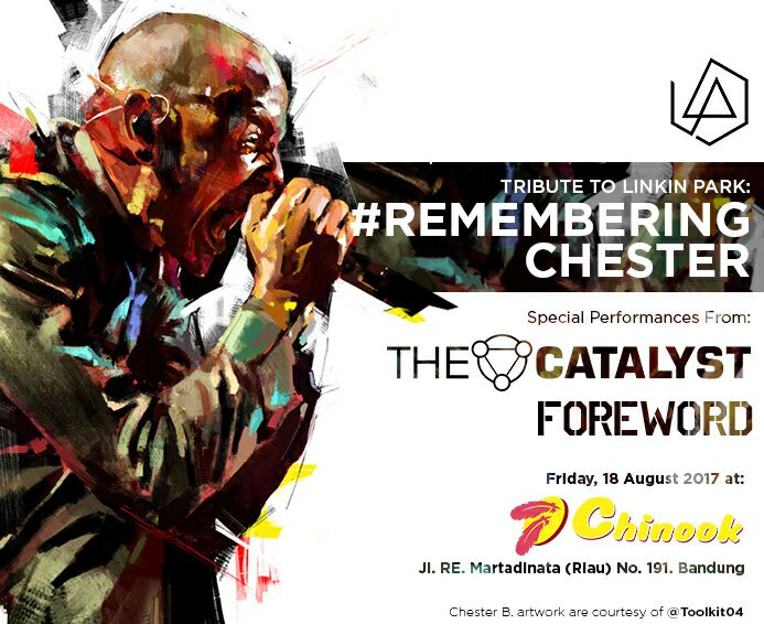 lp_indonesia's tweet photo. Selamat siang soldiers!!
Apa kabs??

Ada acara #RememberingChester nih di Bandung. Acaranya mulai jam 21.00 WIB ya.. Mari ramaikan!! 😊🤘 https://t.co/MEzRbS99Pk