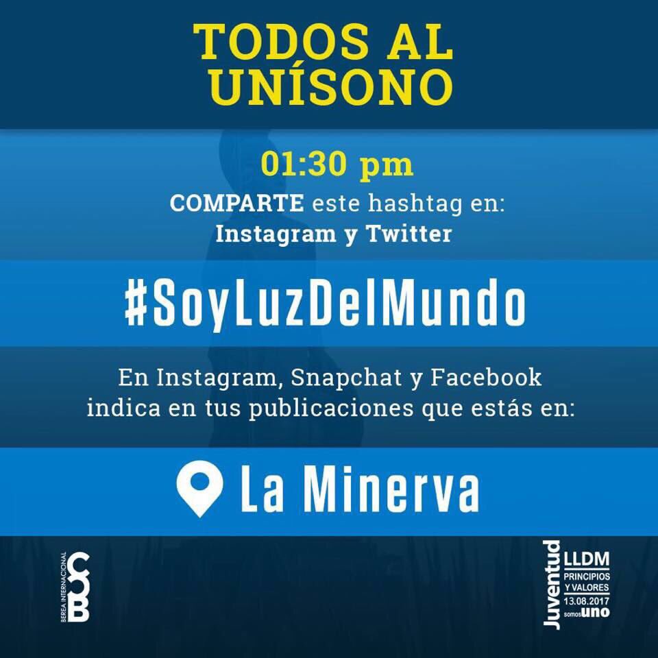 BereaInter's tweet photo. COMPARTE.  
Mañana desde La Glorieta Minerva. 
Todos somos Uno. https://t.co/2dNmN3G3aG