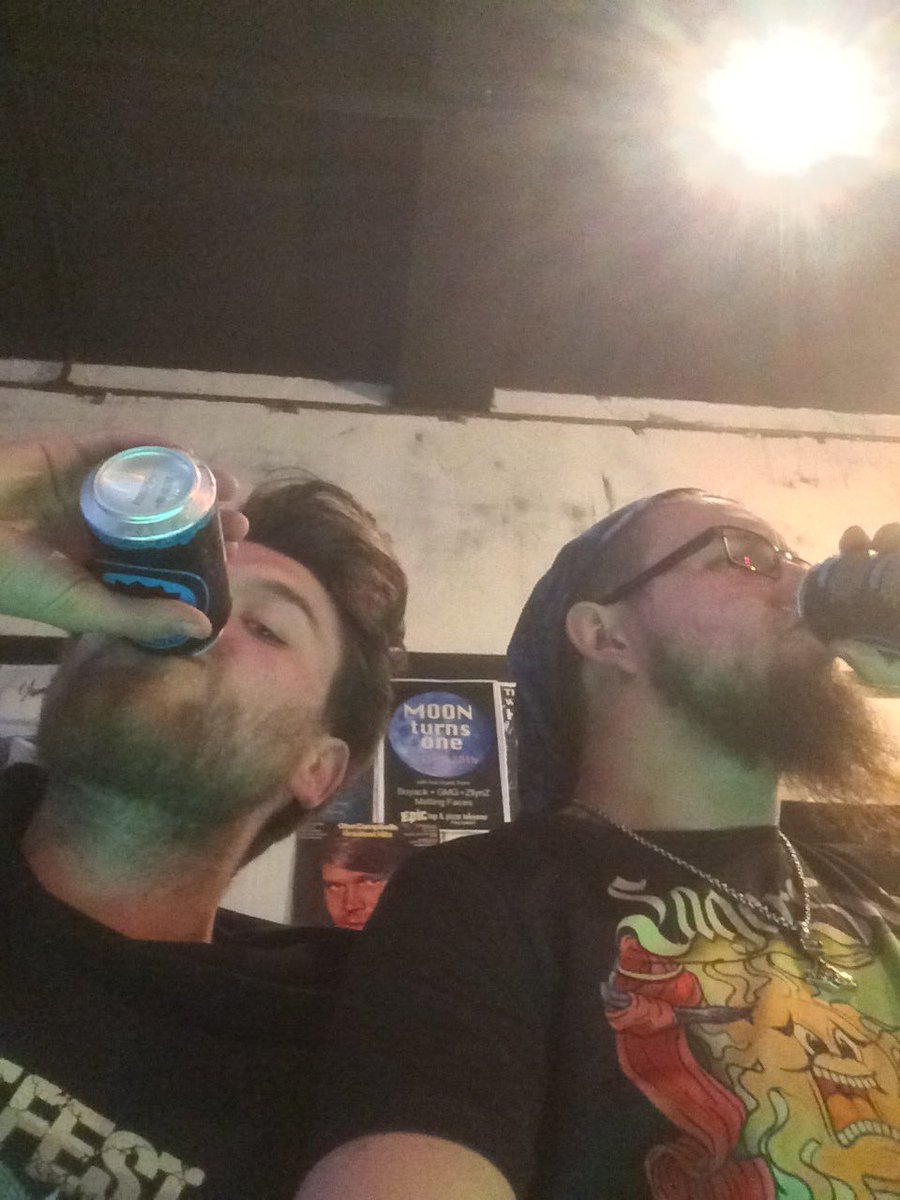 Hayden and Hamish at <a href="/Northendbrewing/">North End Brewing NZ</a> "Bogans from up the coast" post-Beervana event at <a href="/NewtownMoon/">Marama</a>