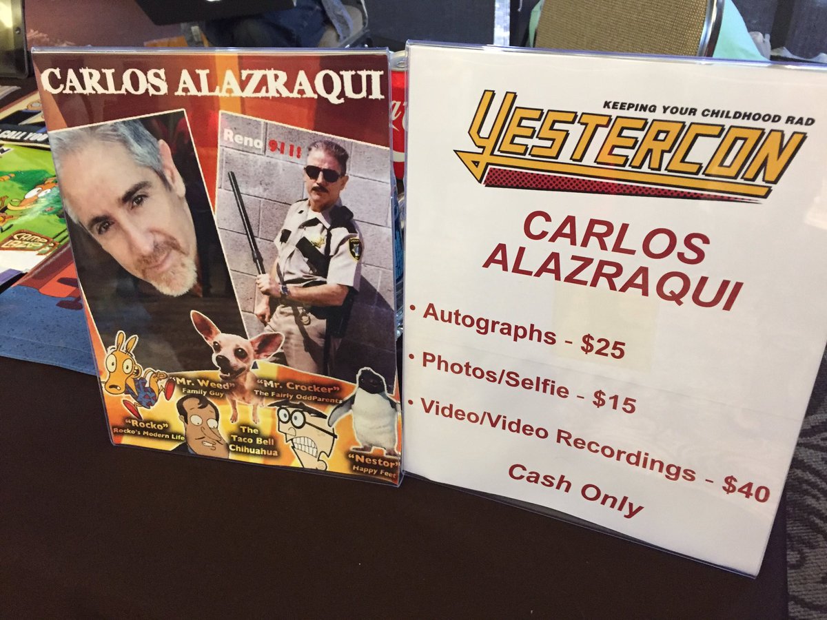 ken2158's tweet photo. Carlos Alazraqui
#Yestercon #Yestercon2017 #Yestercon3 #CarlosAlazraqui #Rocko #Reno911 https://t.co/Vr2TcRCKZJ