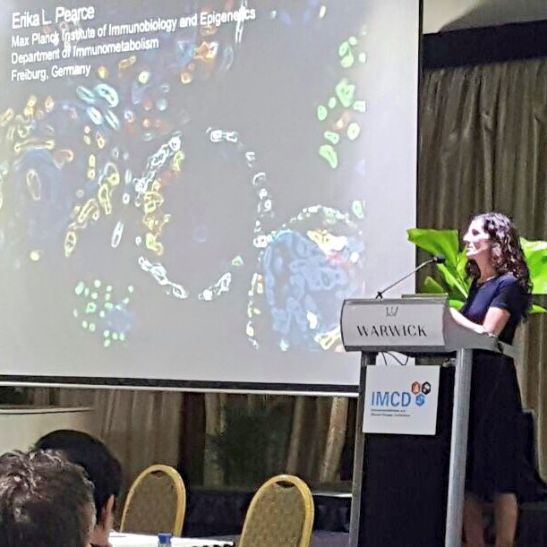 GarvanInstitute's tweet photo. And #IMCD2017 gets underway with Erika Pearce's opening #keynote #mitochondria #shapeshifters https://t.co/D06e1rZxXS