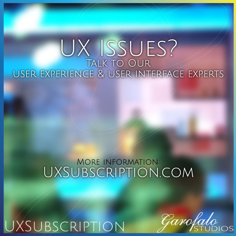 fgarofalo's tweet photo. UX Issues? Our UX &amp; UI expertise can help. https://t.co/EQ920I63j5 #UX #SoCalUXCamp #uxhelp #uxSOS #startupUX https://t.co/H8khY2EAW0