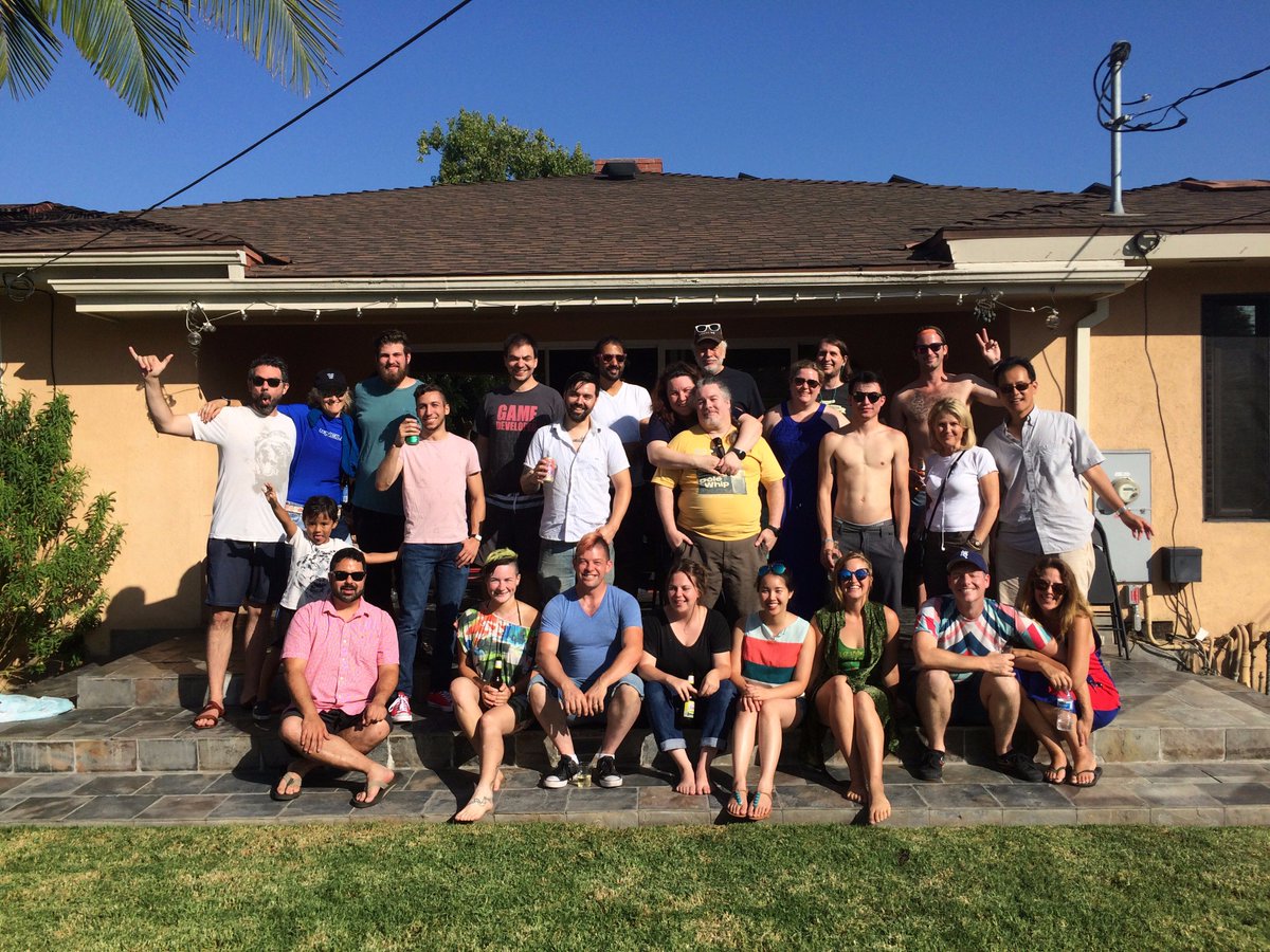 GordonLarson's tweet photo. Had a great time with my new gamedev family @TwoBitCircus today. https://t.co/zMKqsURUAg