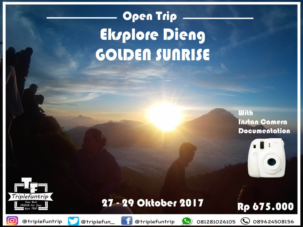 TripleFun_'s tweet image. TRIP DIENG – GOLDEN SUNRISE mytriplefun.com/2017/08/13/tri…