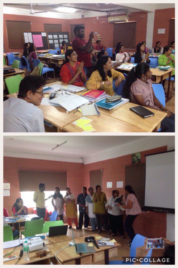 Such energy, talent & enthusiasm at the #mtpyph workshop! Teachers have composed a #pyp song! #ibpyp