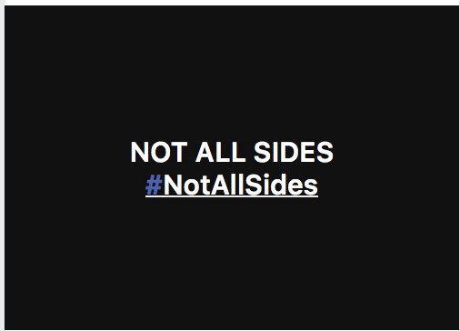 JTMPorg's tweet photo. #NotAllSides #JTMP https://t.co/vMjG0WpDxJ