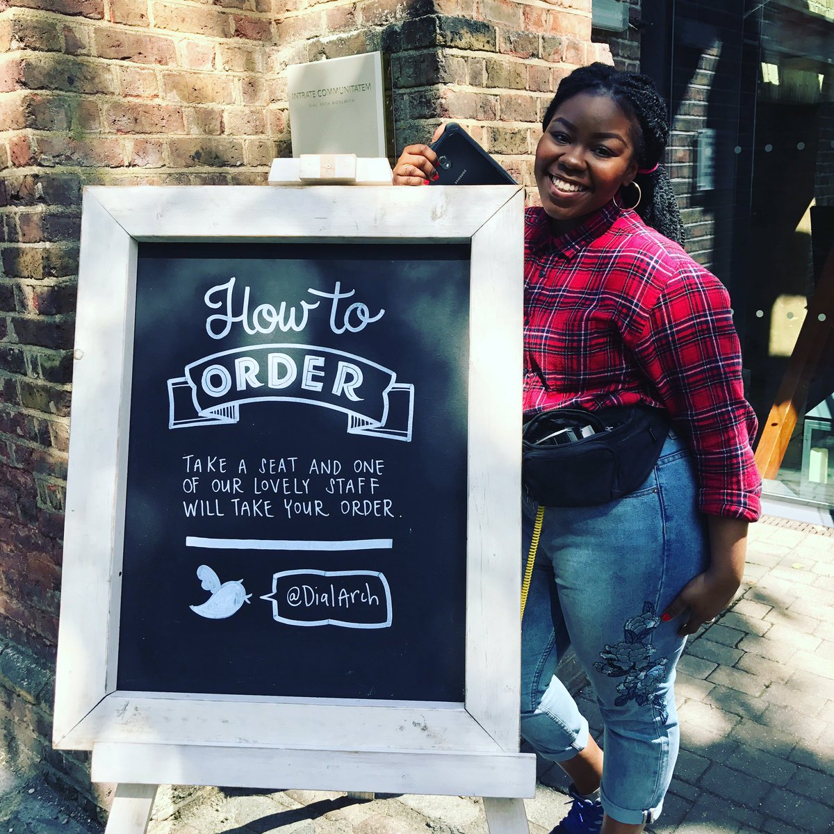 DialArch's tweet photo. It's Sunday! It's sunny! It's beer garden time! Join us on our terrace - our servers are ready to take your order whilst you chill! https://t.co/d9f1ewN3ql